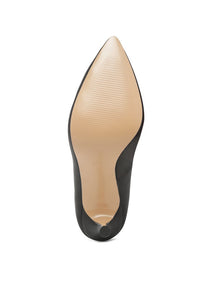 FIZZY GOBLET SATIN STILETTO PUMPS