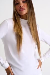 Long Sleeve Mock Neck Shirt - 52484-62-000