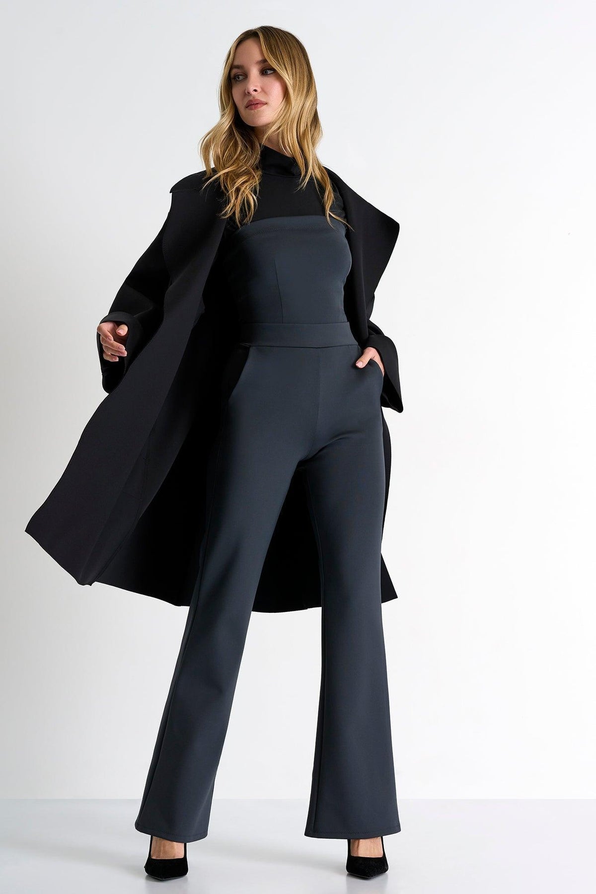 Anthracite Blue Pants -  Pants - Empress De Luxe