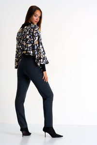 Athracite Blue Sleek Pants -  Pants - Empress De Luxe