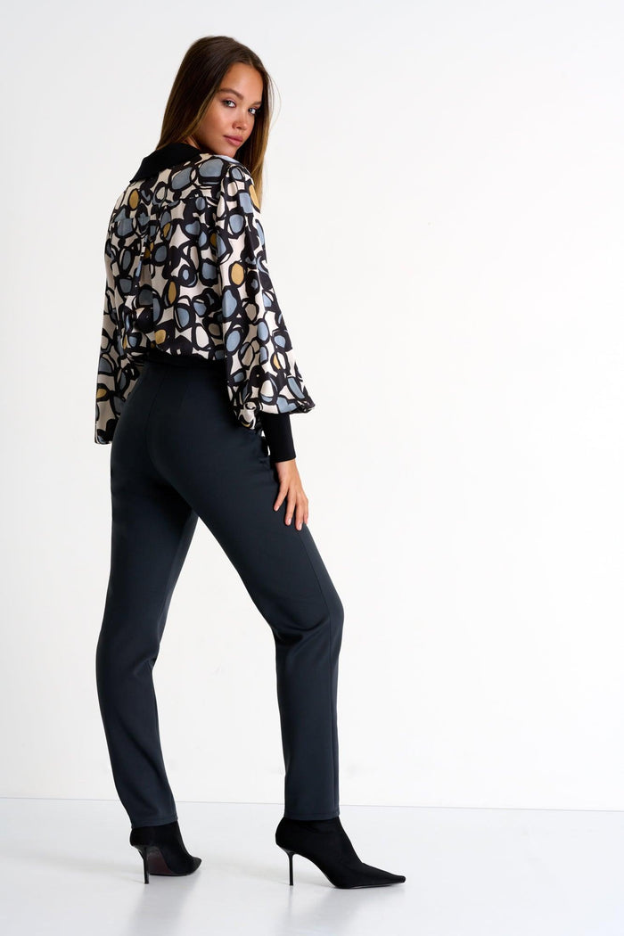 Athracite Blue Sleek Pants -  Pants - Empress De Luxe