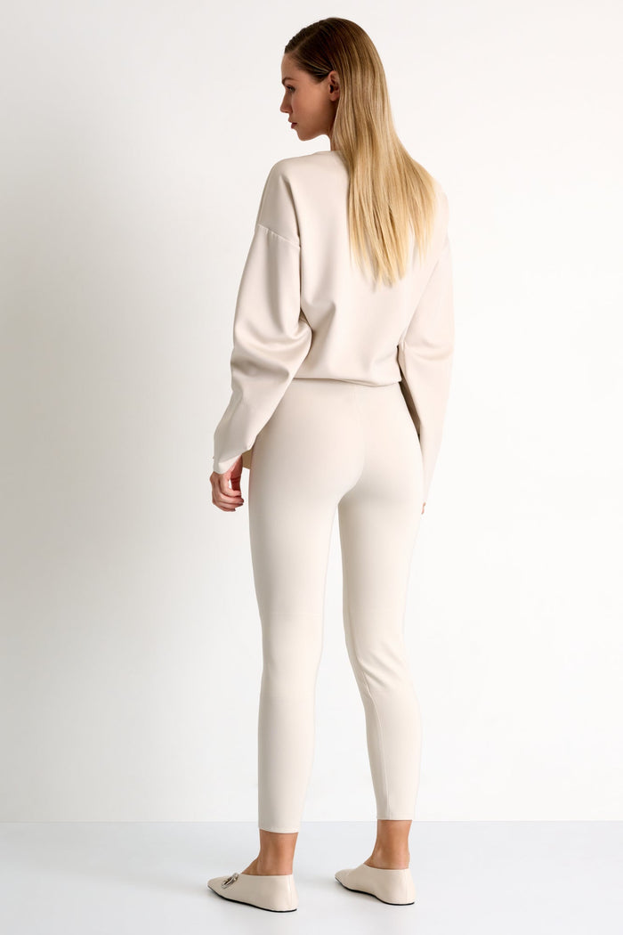 Beige Tailored Pants
