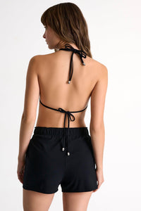 Black Lycra Shorts -  Bottoms - Empress De Luxe