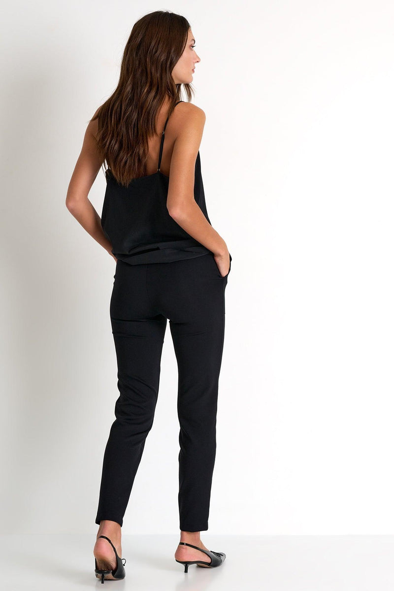 Black Tapered Pants -  Pants - Empress De Luxe