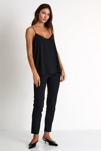 Black Tapered Pants -  Pants - Empress De Luxe