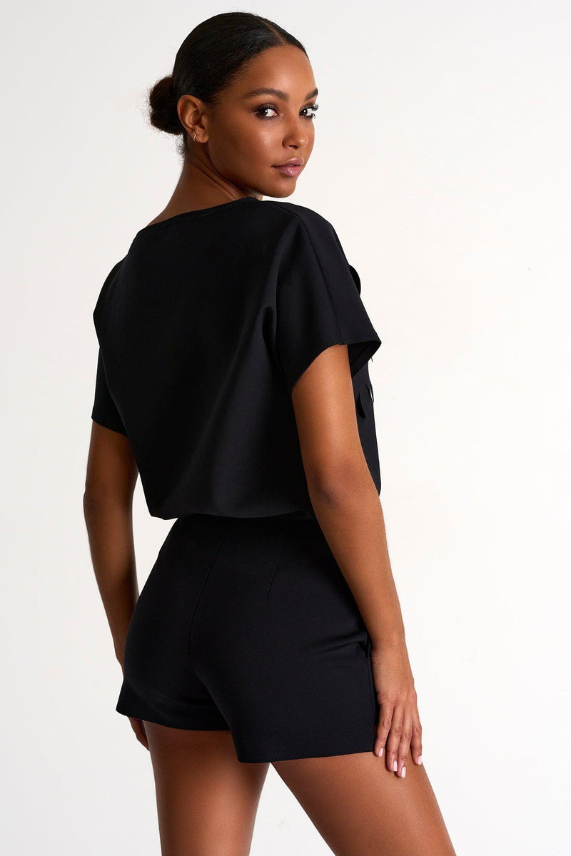 Caviar Black Classic Shorts -  Bottoms - Empress De Luxe