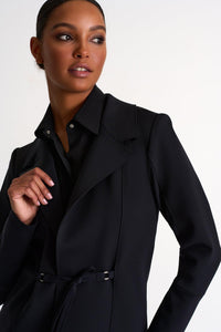 Caviar Black Structured Blazer -  Jacket - Empress De Luxe