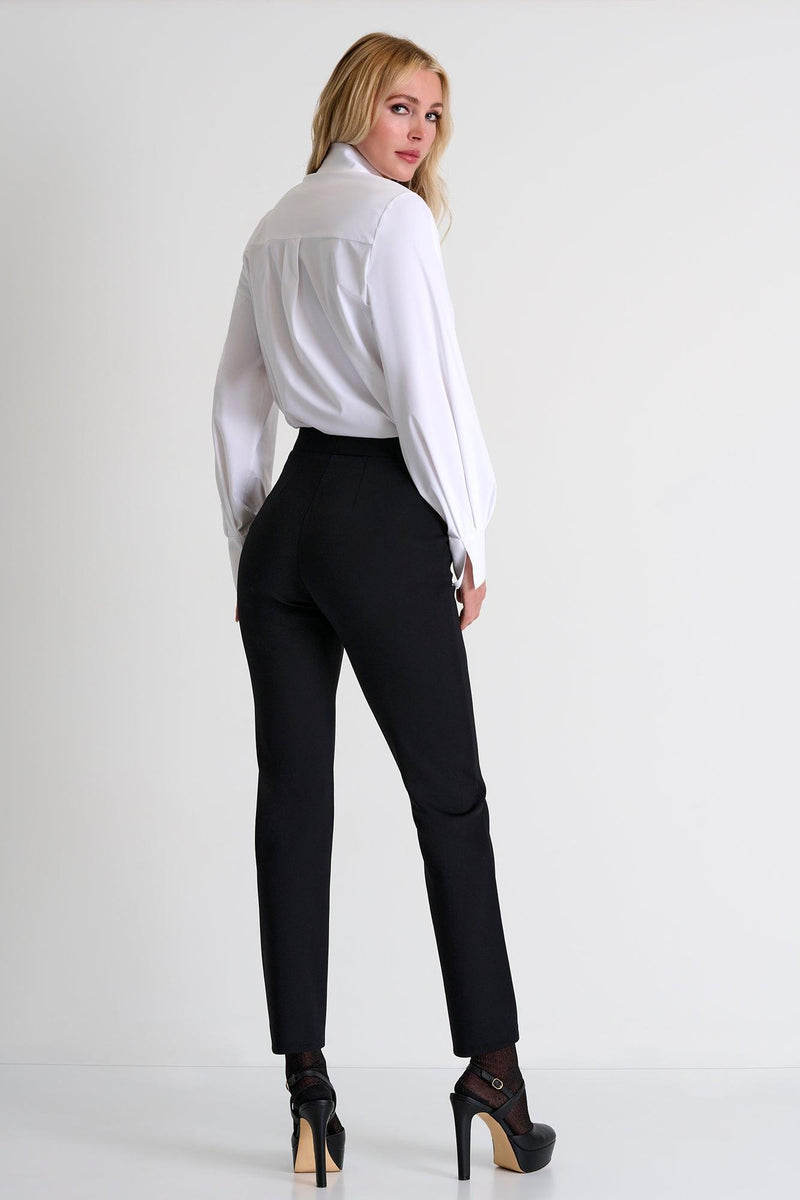 Caviar Black Tapered Pants -  Bottoms - Empress De Luxe