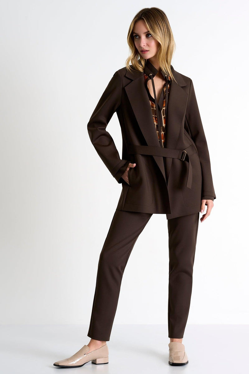 Chocolate Brown Blazer -  Blazer - Empress De Luxe