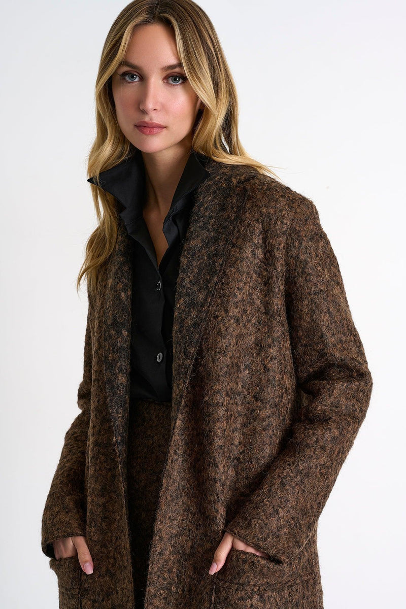 Chocolate Brown Wool Vest -  Vest - Empress De Luxe