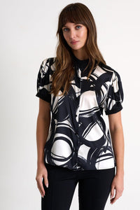 Luna Silk Blouse With Balloon Sleeves -  Tops - Empress De Luxe