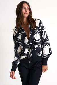 Luna Silk Bomber Jacket -  Jacket - Empress De Luxe