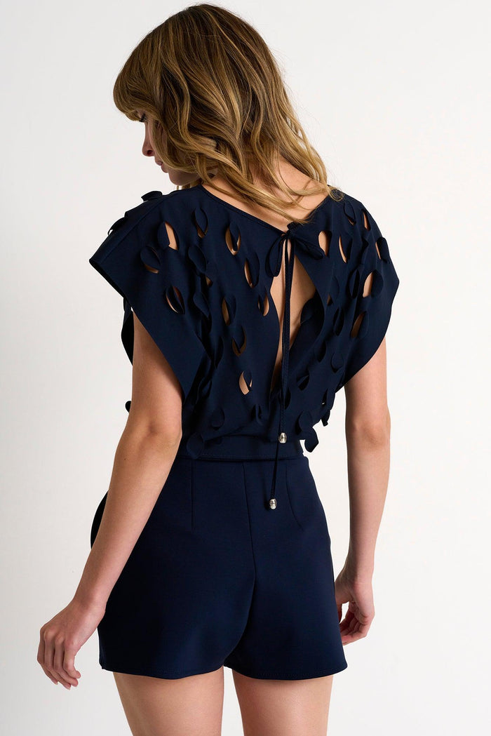 Navy Classic Shorts -  Bottoms - Empress De Luxe