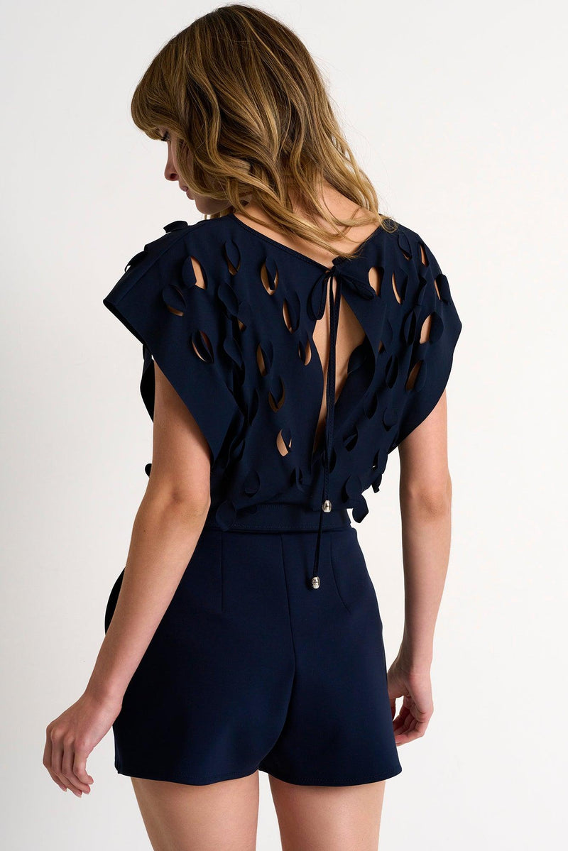 Navy Classic Shorts -  Bottoms - Empress De Luxe