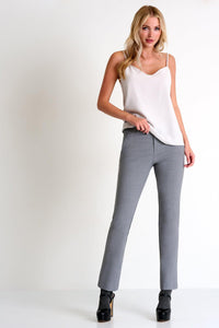Silver Gray Contemporary Pants -  Pants - Empress De Luxe